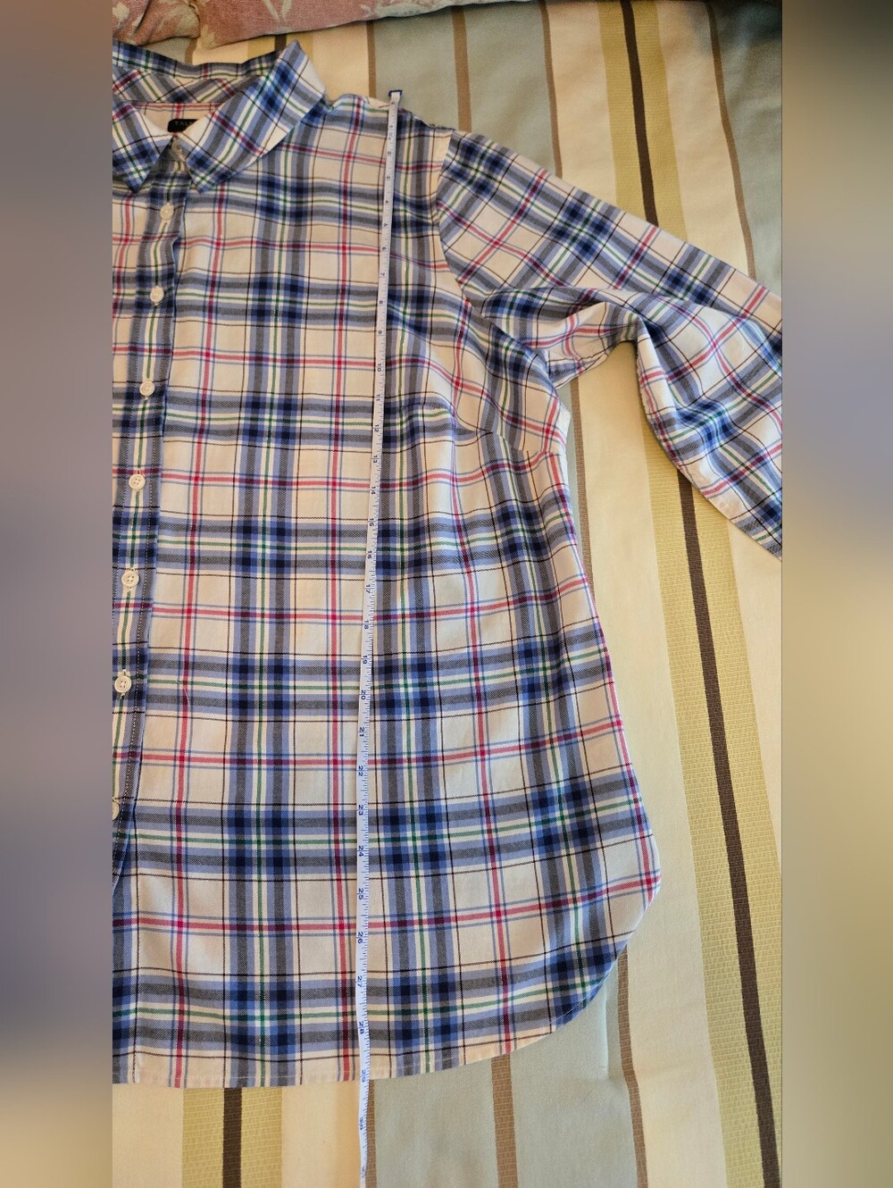 Talbots Plaid Shirt 2X - Picture 4 of 8